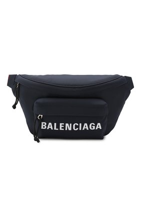 Мужская текстильная поясная сумка wheel BALENCIAGA темно-синего цвета по цене 52950 руб., арт. 533009/HPG1X | Фото 1 Мужская текстильная поясная сумка wheel BALENCIAGA темно-синего цвета, арт. 533009/HPG1X | Фото 1