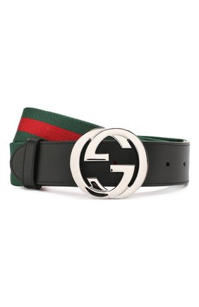 Мужской текстильный ремень GUCCI зеленого цвета по цене 28500 руб., арт. 411924/H917N | Фото 1 Мужской текстильный ремень GUCCI зеленого цвета, арт. 411924/H917N | Фото 1