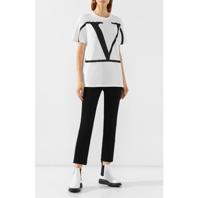 фото Хлопковая футболка valentino