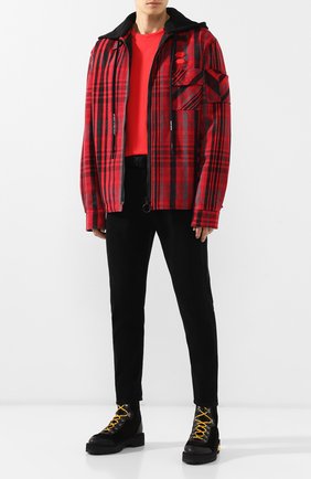 Мужские замшевые ботинки OFF-WHITE черного цвета по цене 57100 руб., арт. 0MIA121E19D680021000 | Фото 2 Мужские замшевые ботинки OFF-WHITE черного цвета, арт. 0MIA121E19D680021000 | Фото 2