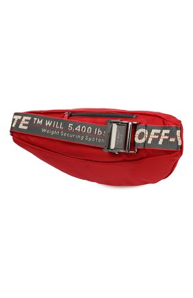 Мужская текстильная поясная сумка OFF-WHITE красного цвета по цене 29700 руб., арт. 0MNA074E19E480022000 | Фото 3 Мужская текстильная поясная сумка OFF-WHITE красного цвета, арт. 0MNA074E19E480022000 | Фото 3