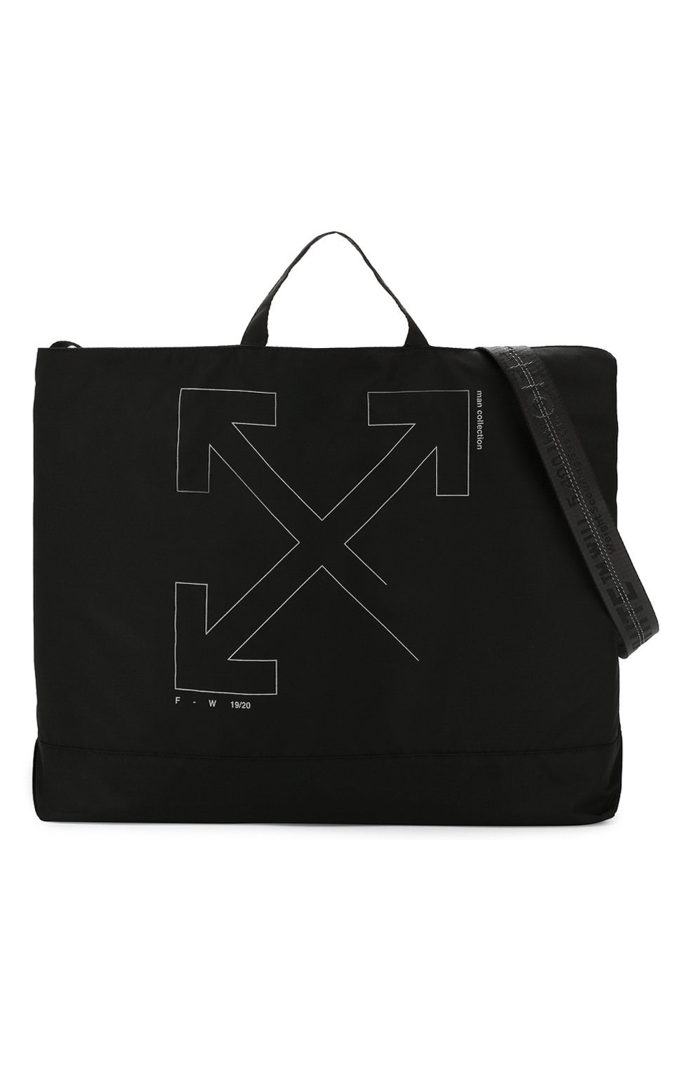 Мужская текстильная сумка OFF-WHITE черного цвета по цене 29700 руб., арт. 0MNA054E19E240031091 | Фото 6 Мужская текстильная сумка OFF-WHITE черного цвета, арт. 0MNA054E19E240031091 | Фото 6