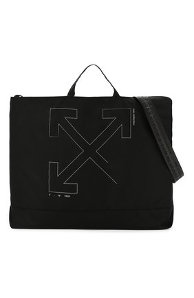Мужская текстильная сумка OFF-WHITE черного цвета по цене 29700 руб., арт. 0MNA054E19E240031091 | Фото 6 Мужская текстильная сумка OFF-WHITE черного цвета, арт. 0MNA054E19E240031091 | Фото 6