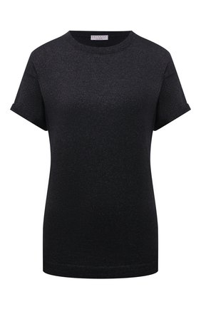 Женская топ BRUNELLO CUCINELLI темно-серого цвета по цене 62500 руб., арт. M41810000P | Фото 1 Женская топ BRUNELLO CUCINELLI темно-серого цвета, арт. M41810000P | Фото 1