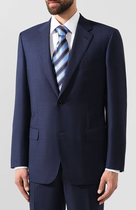 Мужской шерстяной костюм BRIONI синего цвета по цене 477500 руб., арт. RAH00L/08A3A/PARLAMENT0 | Фото 2 Мужской шерстяной костюм BRIONI синего цвета, арт. RAH00L/08A3A/PARLAMENT0 | Фото 2