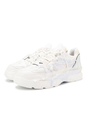 Мужские кожаные кроссовки fusion MAISON MARGIELA белого цвета по цене 109500 руб., арт. S57WS0257/P2695 | Фото 1 Мужские кожаные кроссовки fusion MAISON MARGIELA белого цвета, арт. S57WS0257/P2695 | Фото 1