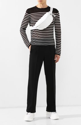 Мужские кожаные кроссовки fusion MAISON MARGIELA белого цвета по цене 109500 руб., арт. S57WS0257/P2695 | Фото 2 Мужские кожаные кроссовки fusion MAISON MARGIELA белого цвета, арт. S57WS0257/P2695 | Фото 2