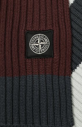Мужской шерстяной шарф STONE ISLAND разноцветного цвета по цене 16050 руб., арт. 7115N20C5 | Фото 2 Мужской шерстяной шарф STONE ISLAND разноцветного цвета, арт. 7115N20C5 | Фото 2