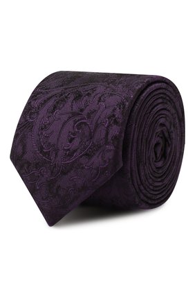 Мужской шелковый галстук DOLCE & GABBANA фиолетового цвета по цене 11450 руб., арт. GT149E/G0JK0 | Фото 1 Мужской шелковый галстук DOLCE & GABBANA фиолетового цвета, арт. GT149E/G0JK0 | Фото 1