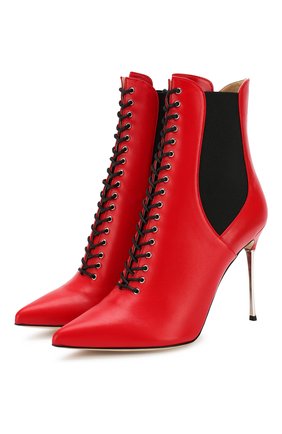 Кожаные ботильоны Godiva | Фото №1 Кожаные ботильоны Godiva | Фото №1