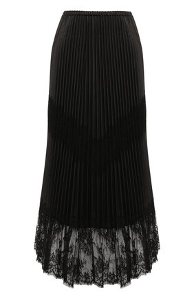 Женская кожаная юбка VALENTINO черного цвета по цене 575500 руб., арт. SB3NI05Z1AW | Фото 1 Женская кожаная юбка VALENTINO черного цвета, арт. SB3NI05Z1AW | Фото 1