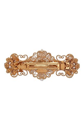Детская заколка DOLCE & GABBANA золотого цвета по цене 17650 руб., арт. WHL6J1/W1111 | Фото 2 Детская заколка DOLCE & GABBANA золотого цвета, арт. WHL6J1/W1111 | Фото 2