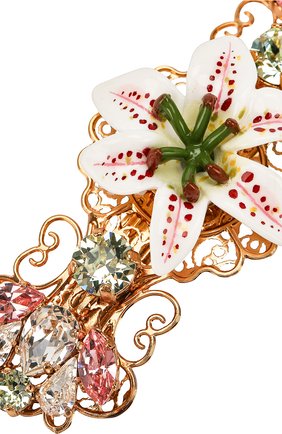 Детская заколка DOLCE & GABBANA золотого цвета по цене 17650 руб., арт. WHL6J1/W1111 | Фото 3 Детская заколка DOLCE & GABBANA золотого цвета, арт. WHL6J1/W1111 | Фото 3