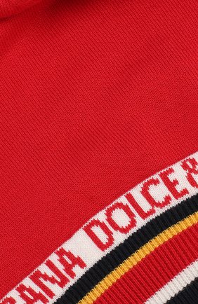 Детского шапка из хлопка и кашемира DOLCE & GABBANA красного цвета по цене 8995 руб., арт. LBKH21/JAMC6 | Фото 3 Детского шапка из хлопка и кашемира DOLCE & GABBANA красного цвета, арт. LBKH21/JAMC6 | Фото 3