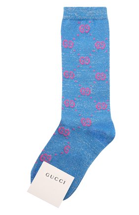 Детские хлопковые гольфы GUCCI голубого цвета по цене 7830 руб., арт. 480715/4K443 | Фото 1 Детские хлопковые гольфы GUCCI голубого цвета, арт. 480715/4K443 | Фото 1 (Материал: Текстиль, Хлопок; Кросс-КТ: Гольфы; Статус проверки: Требуются правки, Проверена категория)