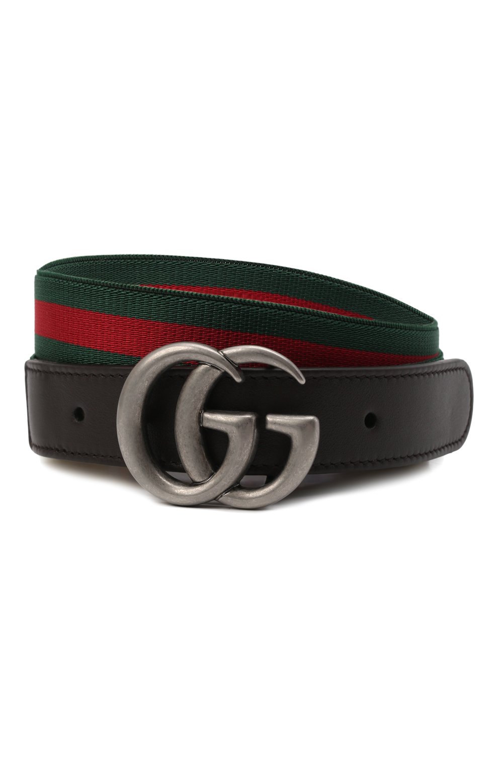 Детский ремень GUCCI зеленого цвета, арт. 432707/HAENN | Фото 1