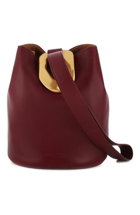 Женская сумка drop BOTTEGA VENETA бордового цвета, арт. 576804/V0EKG | Фото 1 (Статус проверки: Проверена категория; Размер: small; Материал: Натуральная кожа; Сумки-технические: Сумки через плечо)