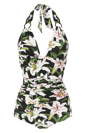 Женский слитный купальник DOLCE & GABBANA черного цвета по цене 58950 руб., арт. 09A44J/FSGQR | Фото 1 Женский слитный купальник DOLCE & GABBANA черного цвета, арт. 09A44J/FSGQR | Фото 1