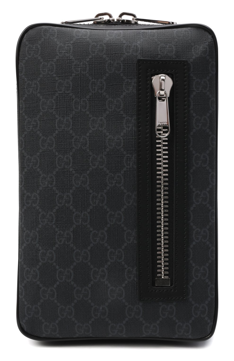Мужская сумка gg supreme GUCCI черного цвета, арт. 478325/K9RRN | Фото 1