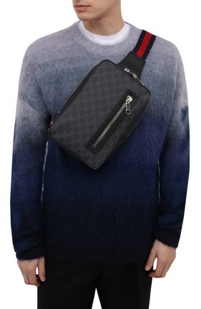 Мужская сумка gg supreme GUCCI черного цвета по цене 59950 руб., арт. 478325/K9RRN | Фото 2 Мужская сумка gg supreme GUCCI черного цвета, арт. 478325/K9RRN | Фото 2