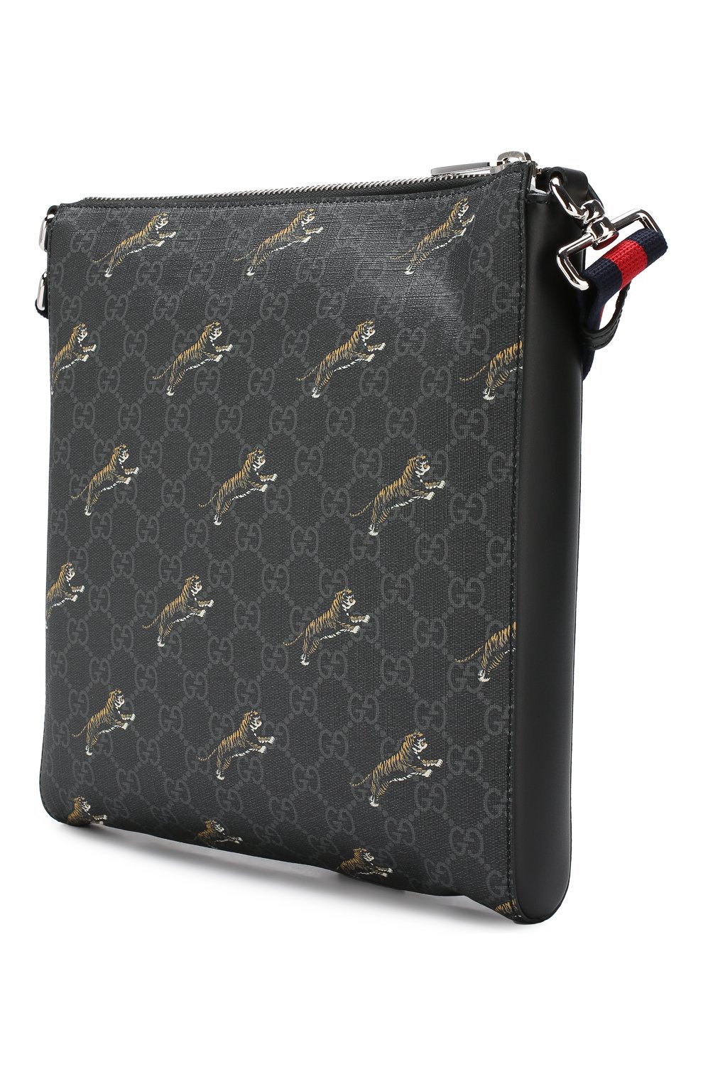 Мужская сумка-планшет gg supreme GUCCI черного цвета по цене 63600 руб., арт. 474137/G0KAN | Фото 3 Мужская сумка-планшет gg supreme GUCCI черного цвета, арт. 474137/G0KAN | Фото 3