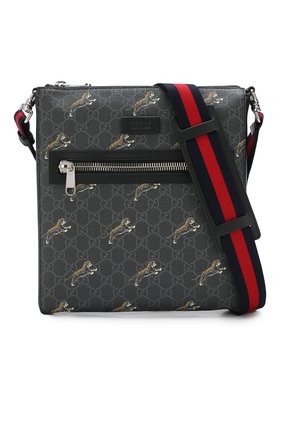 Мужская сумка-планшет gg supreme GUCCI черного цвета по цене 63600 руб., арт. 474137/G0KAN | Фото 5 Мужская сумка-планшет gg supreme GUCCI черного цвета, арт. 474137/G0KAN | Фото 5