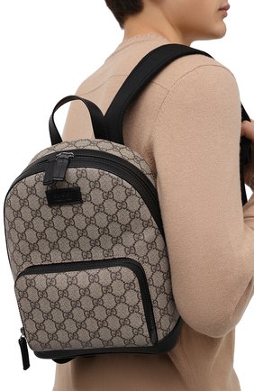 Мужской рюкзак gg supreme GUCCI бежевого цвета по цене 79100 руб., арт. 429020/KLQAX | Фото 2 Мужской рюкзак gg supreme GUCCI бежевого цвета, арт. 429020/KLQAX | Фото 2