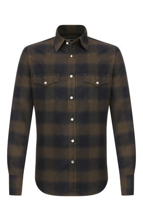 Мужская хлопковая рубашка TOM FORD черного цвета по цене 42850 руб., арт. 6FT523/94MEKI | Фото 1 Мужская хлопковая рубашка TOM FORD черного цвета, арт. 6FT523/94MEKI | Фото 1