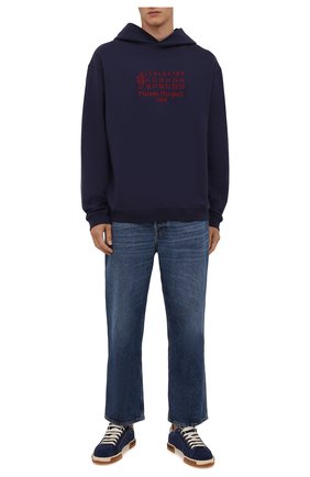 Мужские замшевые кеды portofino light DOLCE & GABBANA синего цвета по цене 43550 руб., арт. CS1705/AA336 | Фото 2 Мужские замшевые кеды portofino light DOLCE & GABBANA синего цвета, арт. CS1705/AA336 | Фото 2