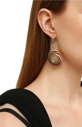 Женские моносерьга gin and juice WALD BERLIN золотого цвета по цене 13450 руб., арт. GIN AND JUICE EARRING | Фото 2 Женские моносерьга gin and juice WALD BERLIN золотого цвета, арт. GIN AND JUICE EARRING | Фото 2