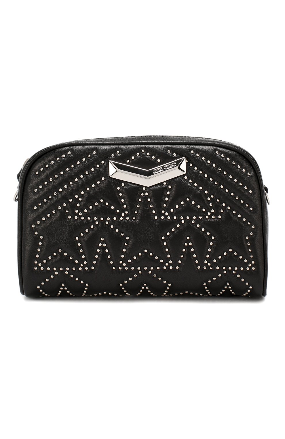 Женская поясная сумка helia JIMMY CHOO черного цвета, арт. HELIA CAMERA BAG/EIU | Фото 1