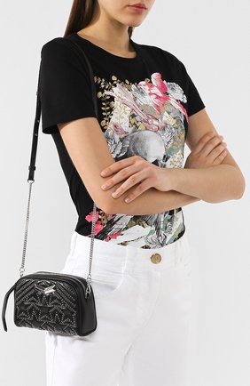 Женская поясная сумка helia JIMMY CHOO черного цвета по цене 73600 руб., арт. HELIA CAMERA BAG/EIU | Фото 5 Женская поясная сумка helia JIMMY CHOO черного цвета, арт. HELIA CAMERA BAG/EIU | Фото 5