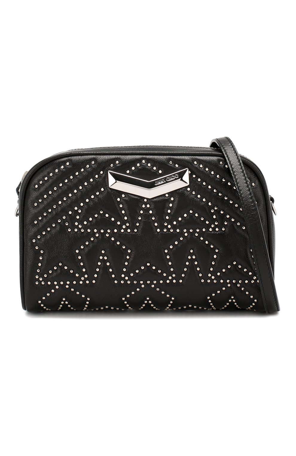 Женская поясная сумка helia JIMMY CHOO черного цвета по цене 73600 руб., арт. HELIA CAMERA BAG/EIU | Фото 6 Женская поясная сумка helia JIMMY CHOO черного цвета, арт. HELIA CAMERA BAG/EIU | Фото 6