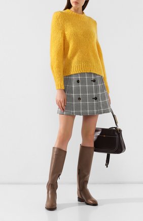 Женские кожаные сапоги SANTONI коричневого цвета по цене 59950 руб., арт. WSEH54248BJ2CDS0M18 | Фото 2 Женские кожаные сапоги SANTONI коричневого цвета, арт. WSEH54248BJ2CDS0M18 | Фото 2