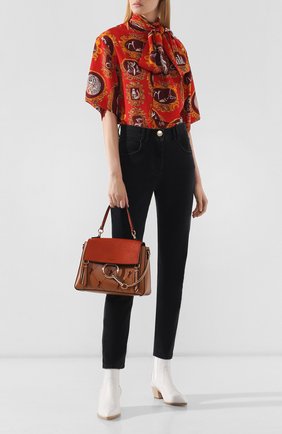 Женская сумка faye day small CHLOÉ светло-коричневая цвета, арт. CHC19AS322B43 купить в ЦУМ | Фото №2 Сумка Faye Day small Chloé светло-коричневая цвета | Фото №2