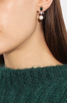 Женские серебряные серьги perfection drop Swarovski, арт. 5489440 купить в ЦУМ | Фото №2 Серьги Perfection Drop Swarovski серебряные | Фото №2
