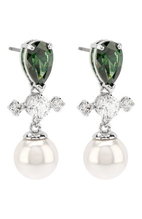 Женские серебряные серьги perfection drop Swarovski, арт. 5489440 купить в ЦУМ | Фото №3 Серьги Perfection Drop Swarovski серебряные | Фото №3