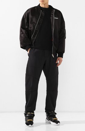 Мужские кожаные кроссовки retro fit MAISON MARGIELA черного цвета по цене 76500 руб., арт. S37WS0463/P2082 | Фото 2 Мужские кожаные кроссовки retro fit MAISON MARGIELA черного цвета, арт. S37WS0463/P2082 | Фото 2