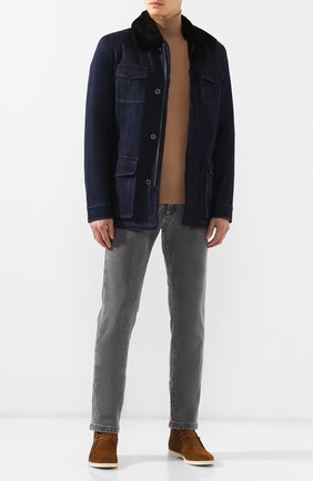 Мужская джинсовая куртка KITON темно-синего цвета по цене 956500 руб., арт. UW0580TV03S30 | Фото 2 Мужская джинсовая куртка KITON темно-синего цвета, арт. UW0580TV03S30 | Фото 2