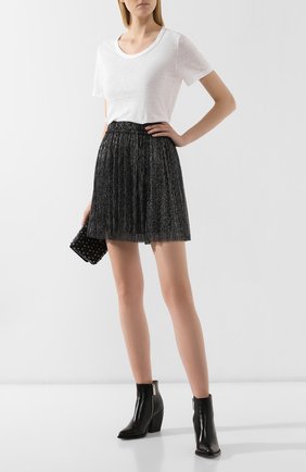Женская льняная футболка ISABEL MARANT ETOILE белого цвета по цене 11400 руб., арт. TS0378-00M004E/KILIANN | Фото 2 Женская льняная футболка ISABEL MARANT ETOILE белого цвета, арт. TS0378-00M004E/KILIANN | Фото 2
