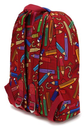 Детская рюкзак DOLCE & GABBANA красного цвета по цене 26750 руб., арт. EB0160/AU818 | Фото 2 Детская рюкзак DOLCE & GABBANA красного цвета, арт. EB0160/AU818 | Фото 2