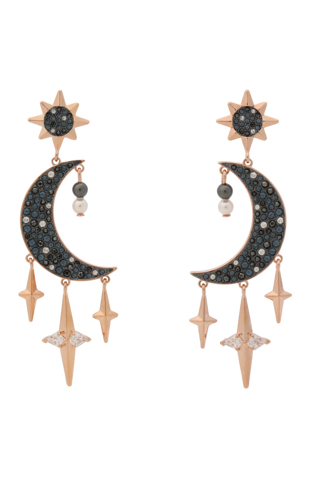 Женские серьги symbolic SWAROVSKI золотого цвета, арт. 5489536 | Фото 1