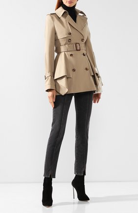 Женский хлопковый тренч ALEXANDER MCQUEEN бежевого цвета по цене 199500 руб., арт. 583859/QFAAA | Фото 2 Женский хлопковый тренч ALEXANDER MCQUEEN бежевого цвета, арт. 583859/QFAAA | Фото 2