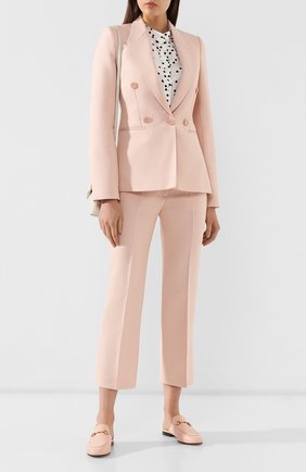 Женский жакет из смеси шерсти и вискозы STELLA MCCARTNEY розового цвета по цене 79950 руб., арт. 578487/SNA34 | Фото 2 Женский жакет из смеси шерсти и вискозы STELLA MCCARTNEY розового цвета, арт. 578487/SNA34 | Фото 2
