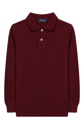 Детское хлопковое поло POLO RALPH LAUREN бордового цвета по цене 4585 руб., арт. 322703634 | Фото 1 Детское хлопковое поло POLO RALPH LAUREN бордового цвета, арт. 322703634 | Фото 1