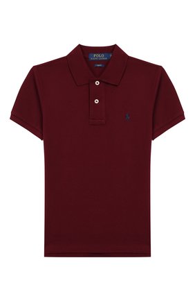 Детское хлопковое поло POLO RALPH LAUREN бордового цвета по цене 4305 руб., арт. 322703632 | Фото 1 Детское хлопковое поло POLO RALPH LAUREN бордового цвета, арт. 322703632 | Фото 1
