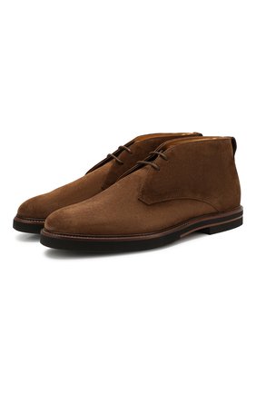 Мужские замшевые ботинки TOD’S коричневого цвета по цене 45500 руб., арт. XXM53B00D80RE0 | Фото 1 Мужские замшевые ботинки TOD’S коричневого цвета, арт. XXM53B00D80RE0 | Фото 1