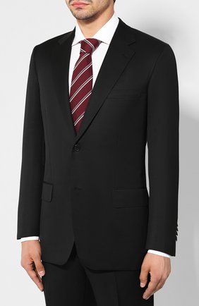 Мужской шерстяной костюм BRIONI черного цвета по цене 399000 руб., арт. RAH00M/08AF5/PARLAMENT0 | Фото 2 Мужской шерстяной костюм BRIONI черного цвета, арт. RAH00M/08AF5/PARLAMENT0 | Фото 2