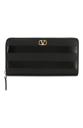 Кожаный кошелек Valentino Garavani | Фото №1 Кожаный кошелек Valentino Garavani | Фото №1