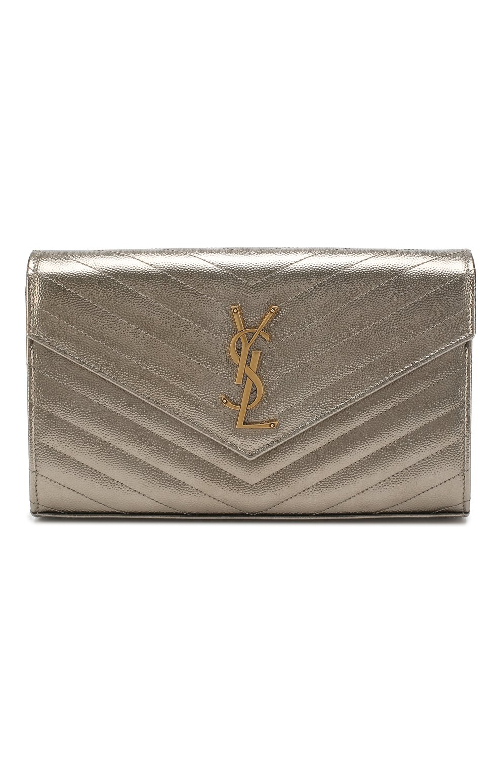 Женская сумка monogram classic SAINT LAURENT серебряного цвета, арт. 377828/03X27 | Фото 1